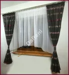 firany, komplet zasłonki i firana