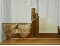 firana panel brązowa lewa