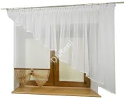 firana panel brązowa lewa