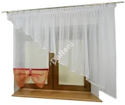 firana panel czerwona lewa