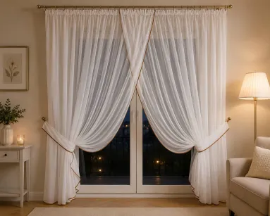 Firana gotowa Iva woal rozmiar 500cm x 250cm