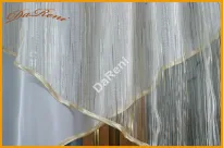kolor organdyny bezowy w paski 