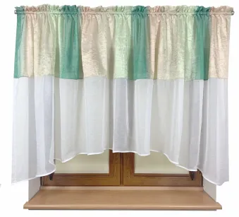 Firana Ariel woal kresz zieleń