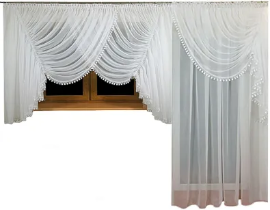 Sara komplet woal 640 cm x 250 cm