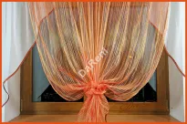 Firana Astri czerwona woal 300 cm x 150 cm - 3