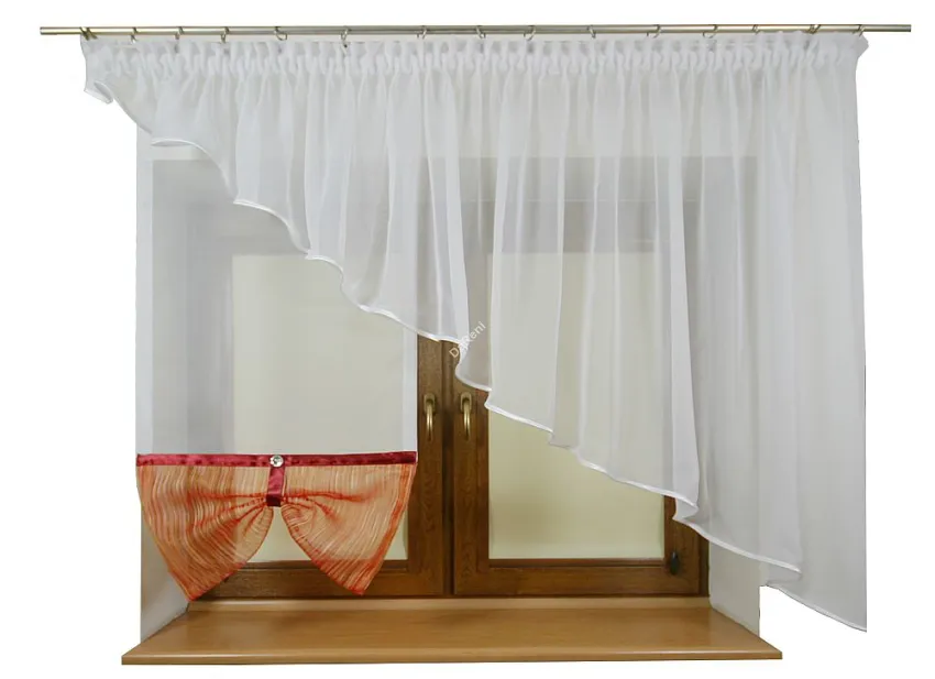 firana panel czerwony