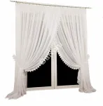 Firana Cenea II woal rozmiar 300 cm x 165 cm - 2