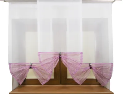 panel KLARIS z fioletową organdyna