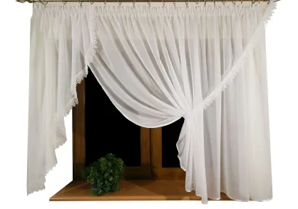 Firana gotowa Eli II sable 400 cm x 150 cm