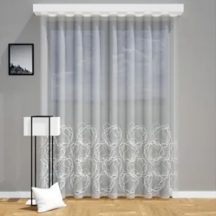 Firana Etamina haftowana rozmiar 400 cm x 250 cm