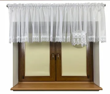 Firana do kuchni  Bella markizeta rozmiar 480cm x 80cm