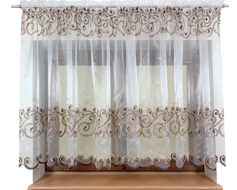 Firana Figaro organdyna haftowana 350 cm x 140 cm