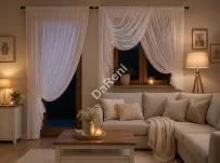 Firana Awate woal kresz komplet na okno balkonowe 640 cm x 250 cm - 2