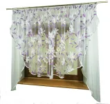 Dona woal 360cm x 150cm kolor biało-fioletowy - 3