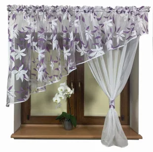 Firana Samira kwiat woal 300 cm x 150 cm