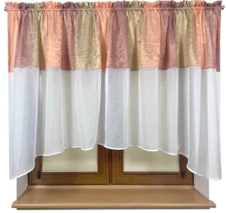 Firana Ariel woal kresz złoty